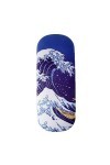 Artis Vivendi Étui à lunettes Hokusai La Grande Vague recouvert de velours, multicolore, M