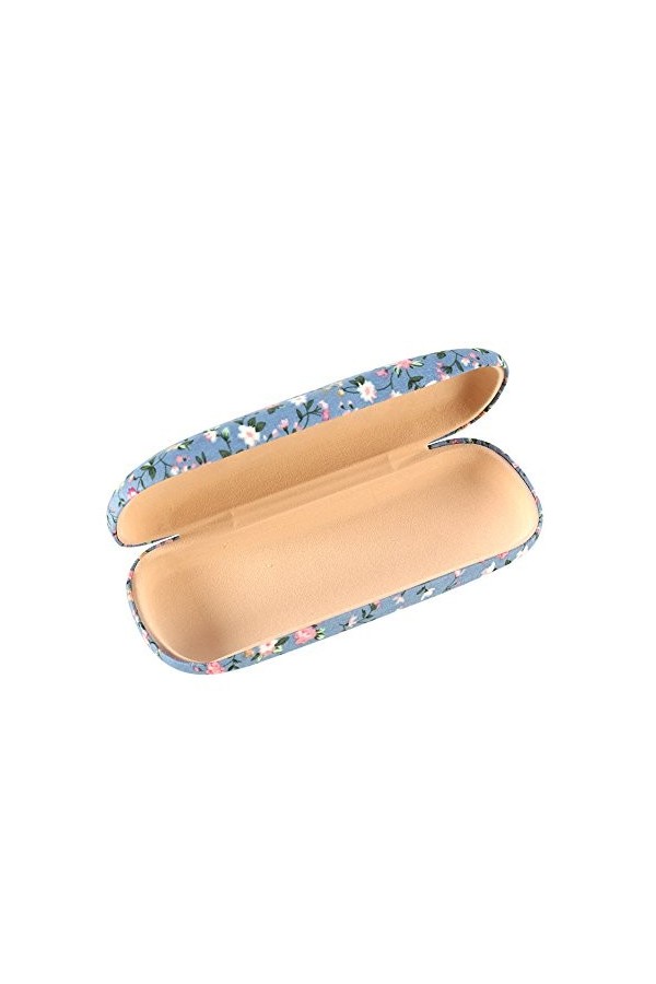 SYH&AQYE Étui à lunettes à coque rigide, lunettes de soleil florales, étui à lunettes rigide, sac de protection pour enfant, 