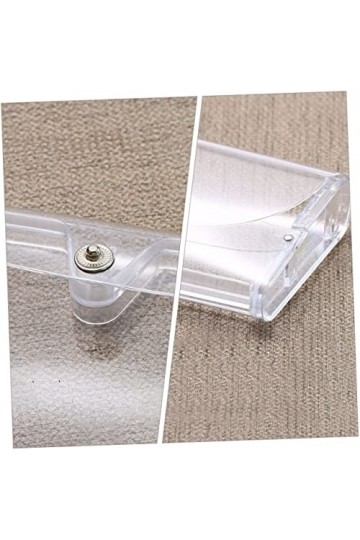 JOINPAYA 7 Pièces Étui À Lunettes Transparent Étui À Lunettes De Soleil Étui À Lunettes De Soleil Chiffon De Nettoyage Pour L