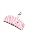 Femmes PU lunettes en cuir souple couverture lunettes boîte lunettes pochette lunettes de soleil étui Color : Pink, Size : 1