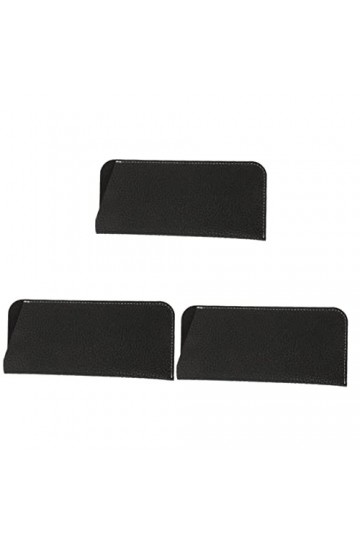 CLISPEED 3 Pièces Sac à Lunettes Sangle De Lunettes De Soleil En Cuir Étui à Lunettes Souple Pour Femme Petite Pochette En Cu