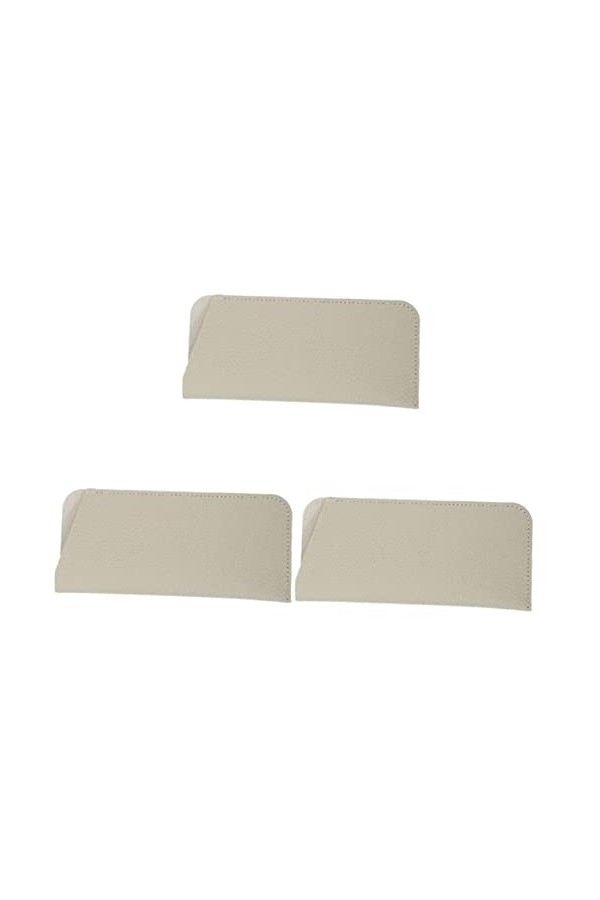 CLISPEED 3 Pièces Sac à Lunettes Sangle De Lunettes De Soleil En Cuir Étui à Lunettes Souple Pour Femme Petite Pochette En Cu