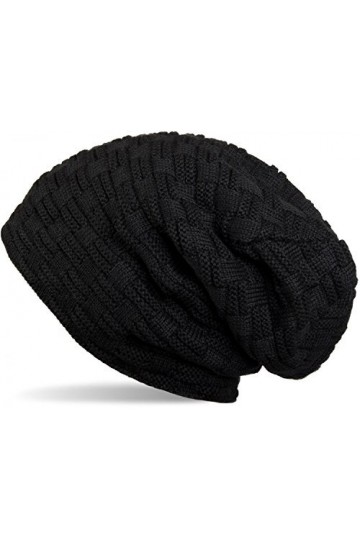 styleBREAKER Bonnet Beanie Chaud en Maille Fine avec Motif tressé et Doublure Laine Polaire Toute Douce, Unisexe 04024058, Co