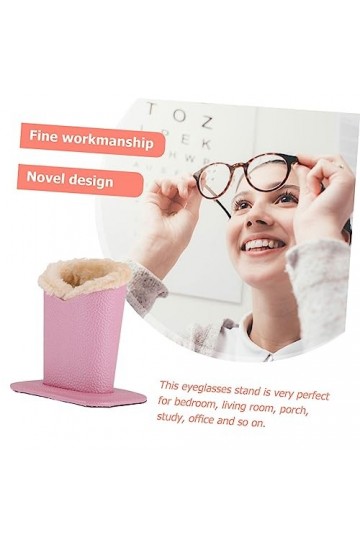 Cabilock 2 Pièces Monture De Lunettes En Peluche Porte-lunettes Présentoir à Lunettes Support Détui à Lunettes Doublé Étui à 