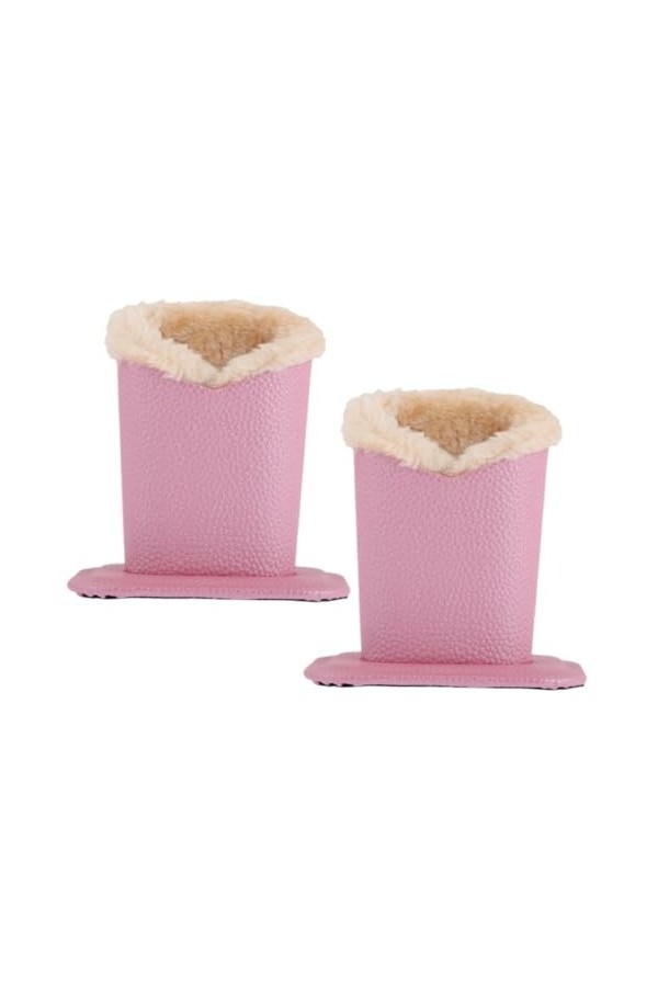 JOINPAYA 2 Pièces Support De Lunettes Mode Litchi Motif Lunettes Présentoir En Peluche En Cuir Lunettes À La Mode Pu Lunettes