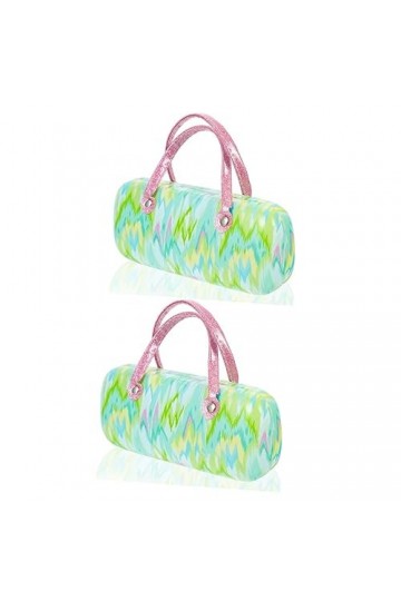 ERINGOGO 2 Pièces En Cuir Pu Implant Métallique Lunettes De Soleil Métalliques Étui À Lunettes Pour Enfants Lunettes Métalliq