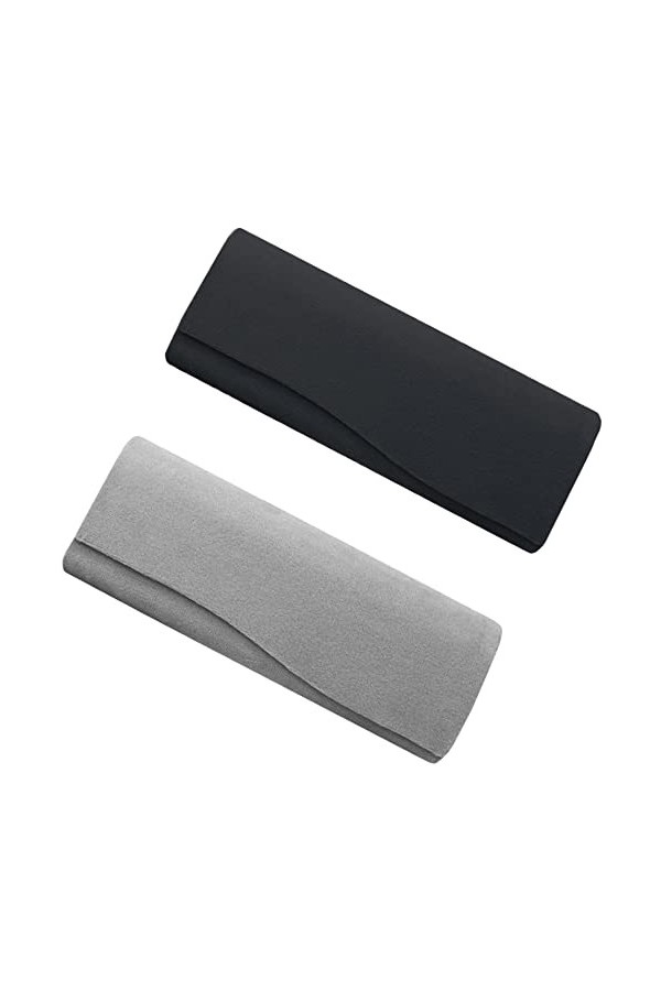 NUYYR 2 Pièces Étui à Lunettes, Étuis de Protection pour Lunettes, Étui à Lunettes Dur, Étui à Lunettes Rigide, Portable Méta
