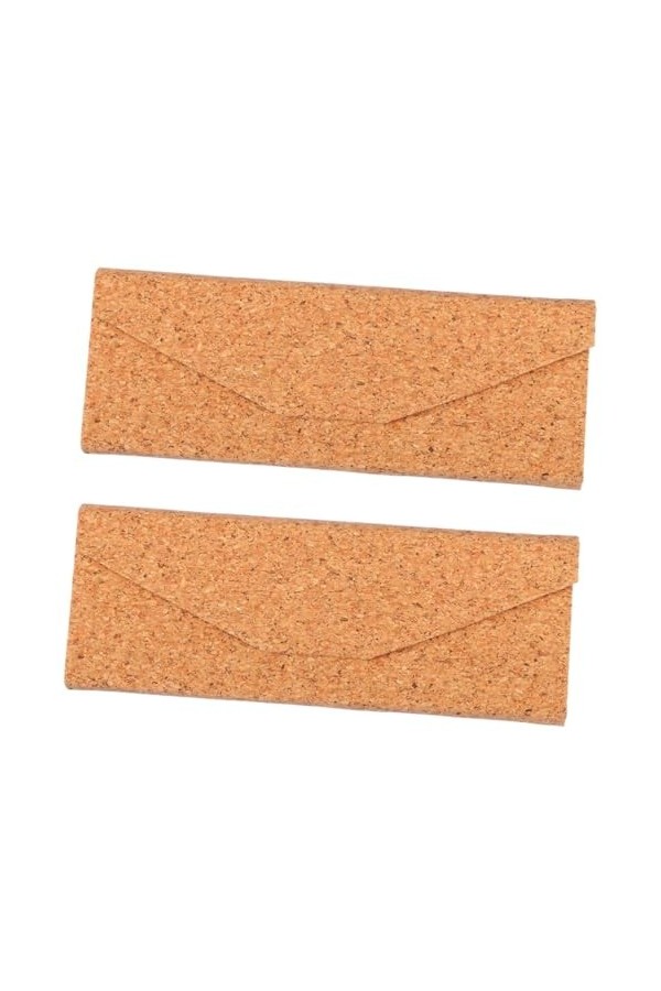 SHERCHPRY 2 Pièces Étui à Lunettes Étuis De Protection Pour Lunettes Porte-étuis à Lunettes Pu Lunettes De Soleil Femme Des L
