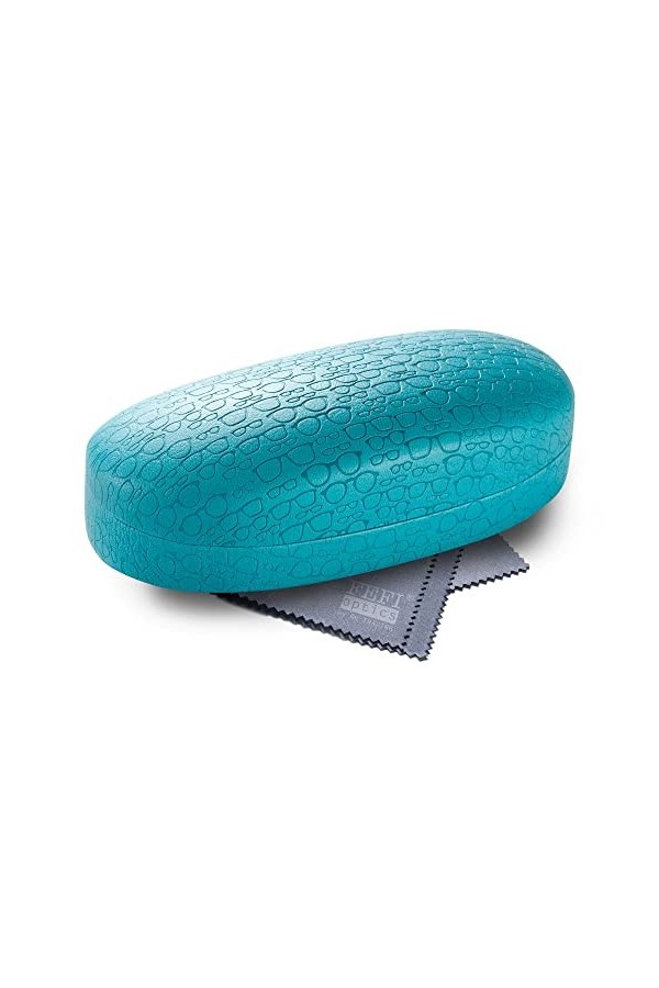 FEFI - Belle coque rigide pour lunettes de sport et de soleil, menthe, L