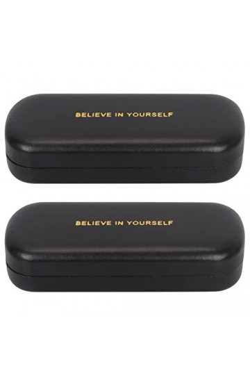 Simpolor Hardcase Étui à lunettes portable résistant aux rayures pour lunettes de soleil, Noir , taille unique