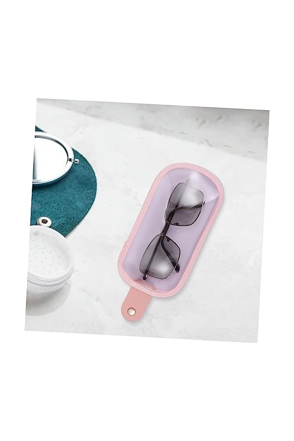 Healeved 3 Pièces Sac De Lunettes De Soleil Étuis à Lunettes Sac à Lunettes Souple Dans Un Étui à Lunettes Organisateurs De L