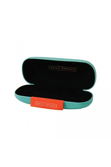 Portico Designs Glasses Case Étuis à Lunettes, Turquoise, Standard Size Femme