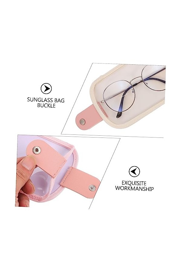 Healifty 3 Pièces Étui Portable Étuis Voyage Support De Glace Mode Magasin De Cosmétiques Maison Couleur Extérieur Bouton Org