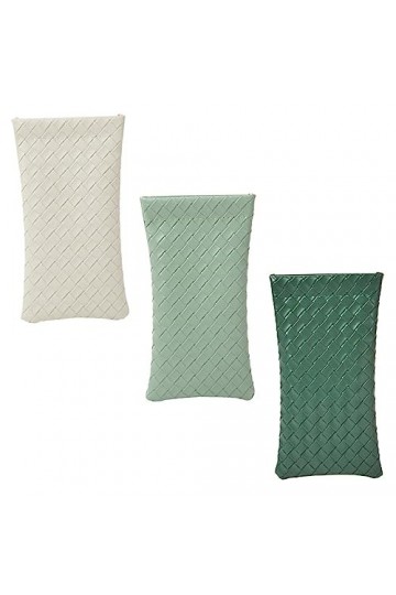 ADOCARN 3 Pièces Sac à Lunettes Étuis à Lunettes Portables Étui à Lunettes Portatif Étui à Lunettes Compressible Pochette De 