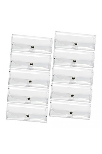 Vaguelly 10 Pièces À Lunettes Transparent Conteneurs En Plastique Lunettes À Shot En Plastique De Rangement De Lunettes De So