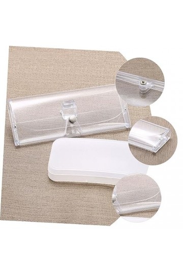 Vaguelly 10 Pièces À Lunettes Transparent Conteneurs En Plastique Lunettes À Shot En Plastique De Rangement De Lunettes De So