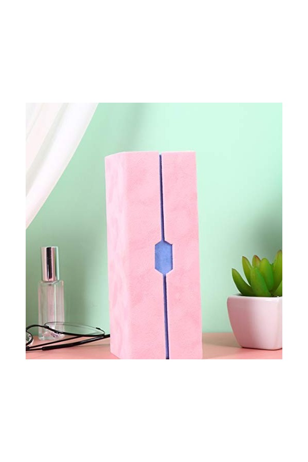 Alipis Étuis À Lunettes De Soleil en Cuir Double Couche Boîte De Rangement pour Lunettes De Soleil Étui À Lunettes De Soleil