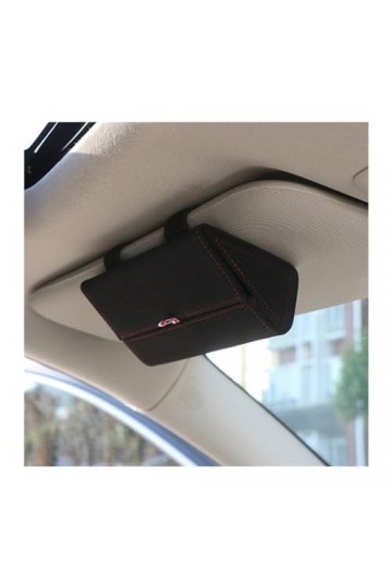 Accessoires Pride pour femmes Étui à lunettes de voiture en cuir, boîte de rangement de lunettes de soleil, sac de rangement 