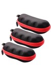 GALPADA À Lunettes De Voyage 3 Pièces Protection De Lunettes De Soleil À Lunettes Cadre De Lunettes Portable