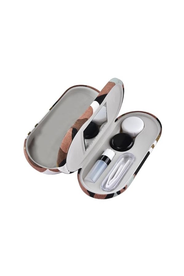 MagiDeal Étui à lunettes double boîte de rangement de lunettes, pour bijoux 2 en 1 organisation peu encombrante voyages étui 