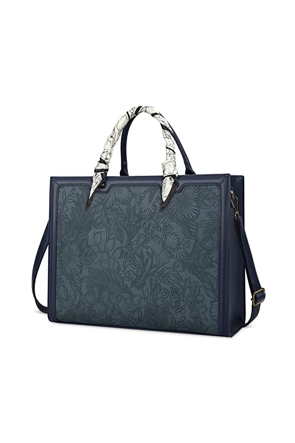 NUBILY Sac à Main Cabas Fourre Femmes Similicuir Grand Capacité Pour Ordinateur Imperméable Pour Cours Lycée Sacoche Porté Ep