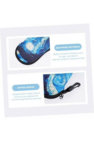 WRITWAA 2 Pièces Sac De Lunettes De Soleil De Sécurité Pour Lunettes De Soleil à Lunettes De Soleil Sac à Lunettes à Lunettes