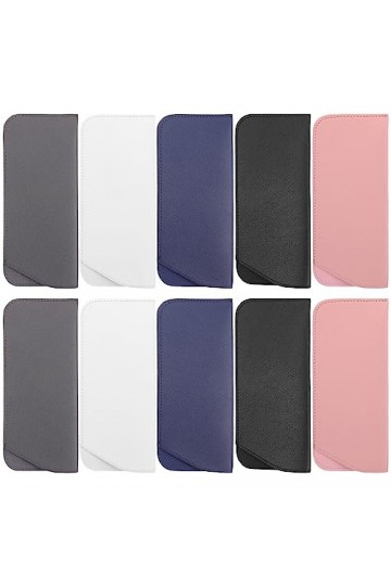 Cabilock 10 Pièces Étui À Lunettes Souple Étui À Lunettes en Cuir Lunettes Boîte De Rangement Porte-Lunettes De Soleil pour L