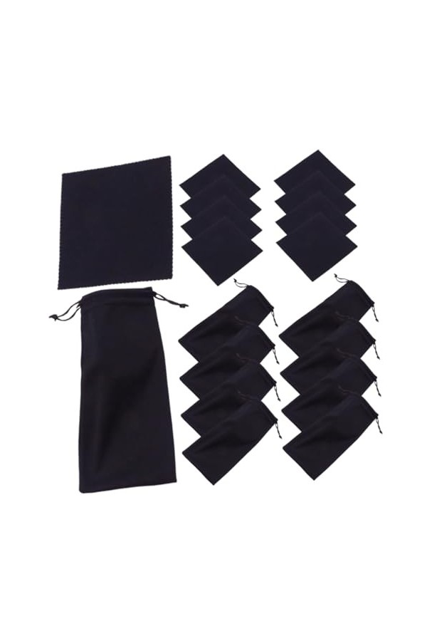 NIYANGLE Mode 20 Ensembles De Lunettes De Soleil Sac De Voyage Pour Lunettes De Soleil Sacs À Lunettes Sacs À Lunettes Souple