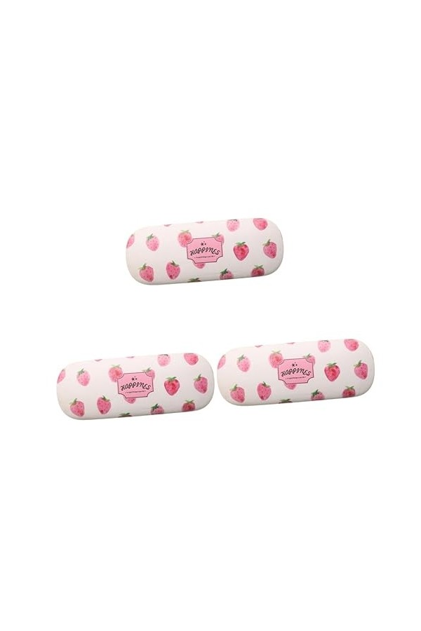SOIMISS 3 Pcs Étui À Lunettes De Soleil Coque Rigide Lunettes Organisateur Lunettes Organisateur De Stockage Fraise Étui À Lu