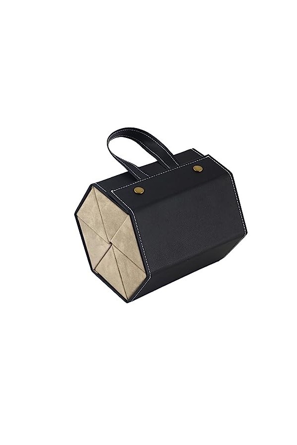 Libcflcc Boîte de rangement de lunettes, boîte de rangement de lunettes, étui de protection de lunettes en Faux cuir Durable 