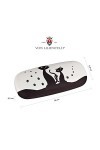 von Lilienfeld Étui Lunettes Boîte Robuste Cadeau Étui Lunettes de Soleil Chiffon de Nettoyage Chat Noir