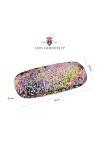von Lilienfeld Étui Lunettes Boîte Robuste Cadeau Étui Lunettes de Soleil Chiffon de Nettoyage Fleur Art Claude Monet: Le Jar