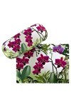 VON LILIENFELD Étui Lunettes Fleur Orchidées Boîte Robuste Étui Lunettes de Soleil Chiffon de Nettoyage