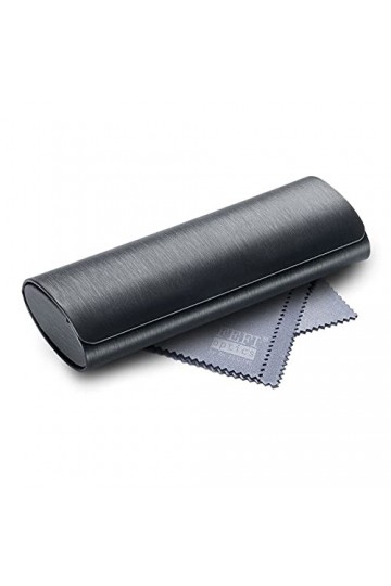 FEFI - Étui à lunettes rigide classique en aspect soie