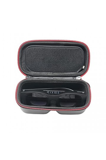 RLSOCO Étui à lunettes de soleil-étui en cuir pour Lunettes Xreal Air AR/air 2, lunettes intelligentes