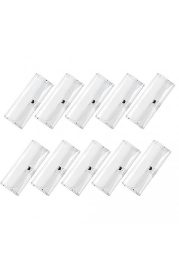 ERINGOGO 10 Pièces Étui à Lunettes Transparent Porte-lunettes De Soleil Étui à Lunettes Portable Étui à Lunettes De Soleil Tr