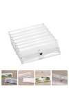ERINGOGO 10 Pièces Étui à Lunettes Transparent Porte-lunettes De Soleil Étui à Lunettes Portable Étui à Lunettes De Soleil Tr