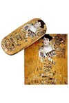 VON LILIENFELD Étui Lunettes Boîte Robuste Cadeau Étui Lunettes de Soleil Chiffon de Nettoyage Art Gustav Klimt : Adele