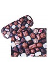 von Lilienfeld Étui Lunettes chocolat Pralinés Boîte Robuste Étui Lunettes de Soleil Chiffon de Nettoyage