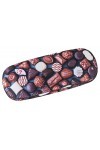 von Lilienfeld Étui Lunettes chocolat Pralinés Boîte Robuste Étui Lunettes de Soleil Chiffon de Nettoyage