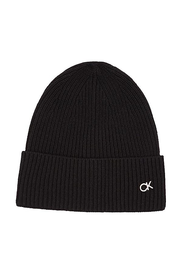 Calvin Klein RE-Lock Beanie Autre Chapeau, CK Black, OS Femme