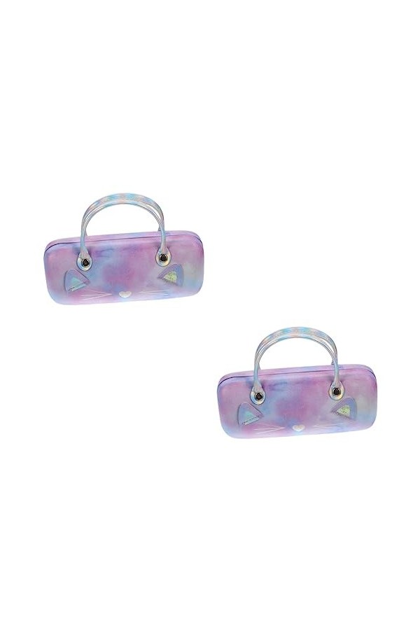 Lurrose 2 Pièces Étui À Lunettes Portable Lunettes Pour Enfants Étui À Lunettes De Soleil Étui À Lunettes Mignon Étui À Lunet