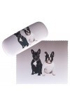 VON LILIENFELD Étui à lunettes en tissu de nettoyage léger et stable Bulldogs, multicolore, taille unique