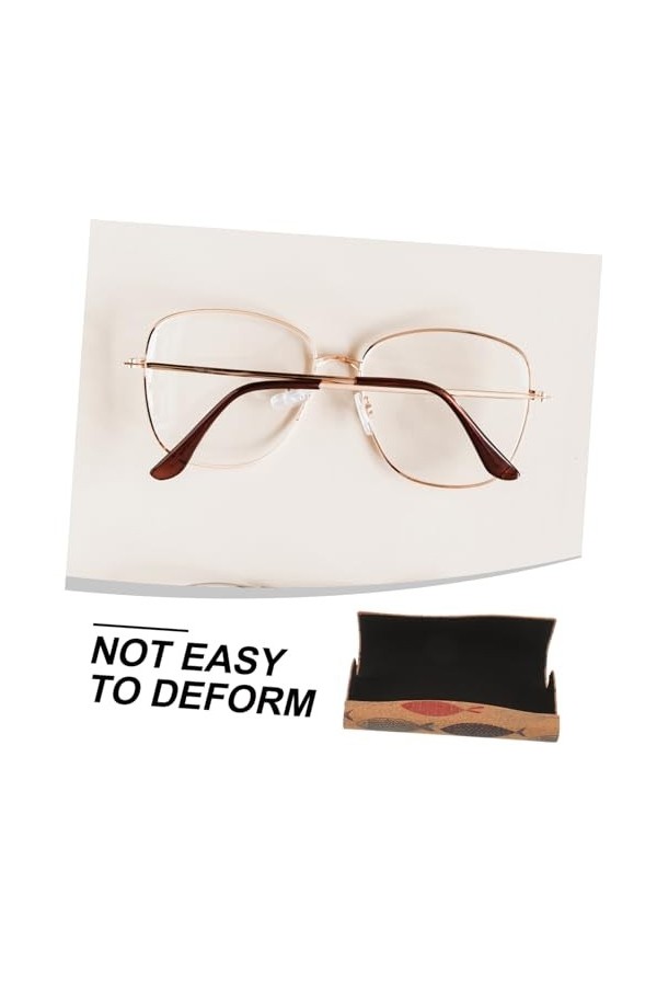 SOIMISS Lunettes De Soleil Organisateur De Stockage Copeaux De Bois Étui À Lunettes De Soleil Étui À Lunettes Étui À Étuis À 