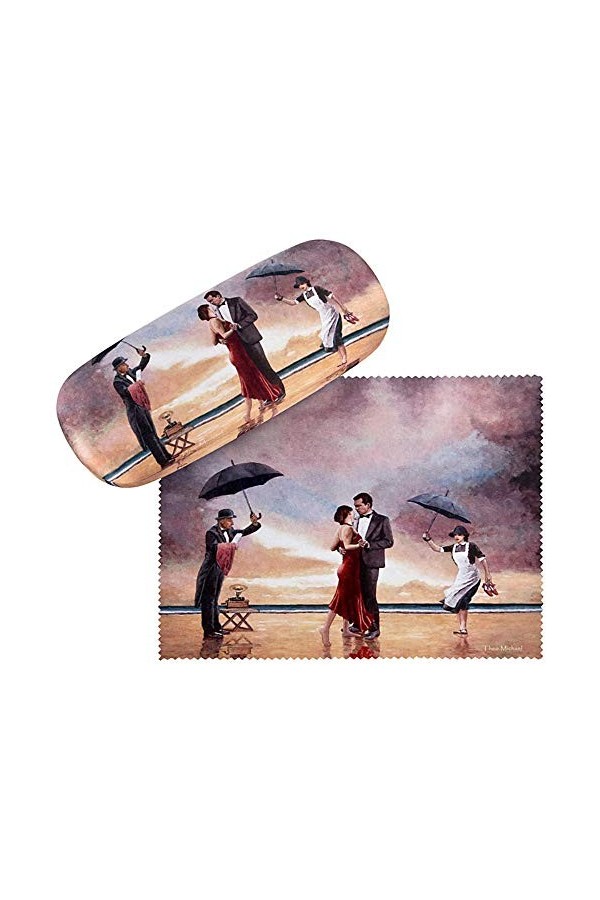 von Lilienfeld Étui Lunettes Boîte Robuste Cadeau Étui Lunettes de Soleil Chiffon de Nettoyage Art Theo Michael: Hommage to t