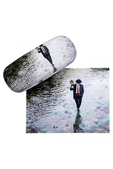 VON LILIENFELD Étui Lunettes Boîte Robuste Cadeau Étui Lunettes de Soleil Chiffon de Nettoyage Art Theo Michael: Romance