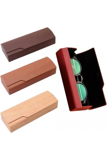 4 Pièces Boîte à Lunettes Rigide, Étui à Lunettes à Fermeture Magnétique, Boîte à Lunettes Portable, avec Fermeture Magnétiqu
