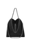 NIYUTA Conception de la Chaîne Étanche Sac Cabas Femme Hobo Bag Faux Cuir Grande Capacité Cabas Fourre Tout pour Faire du Sho
