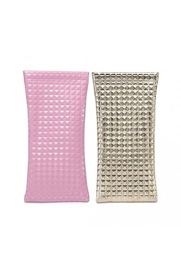 LAKYMIE Lot de 2 étuis à lunettes en cuir synthétique pour femme, multicolore, taille unique