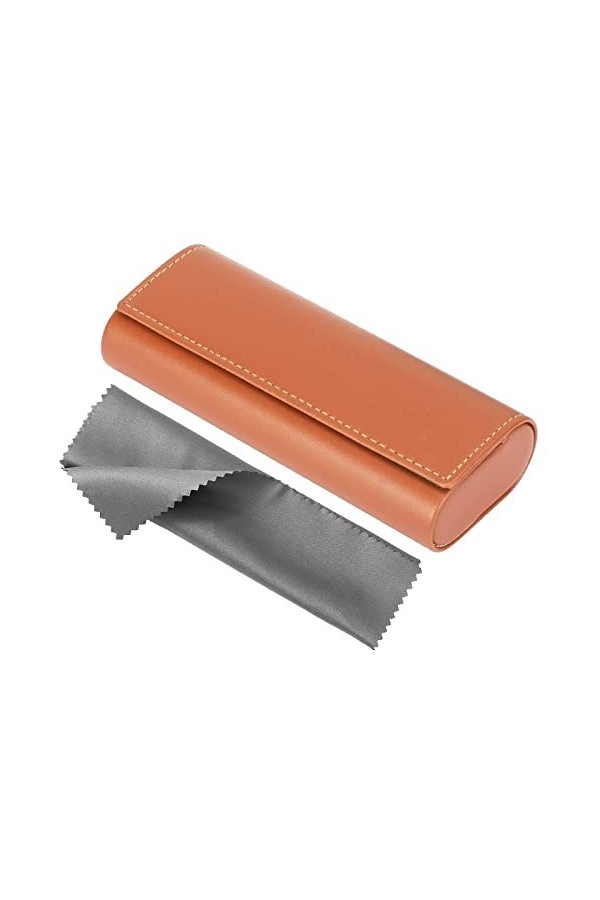 Vemiss Étui à lunettes rigide pour homme et femme - orange - Medium